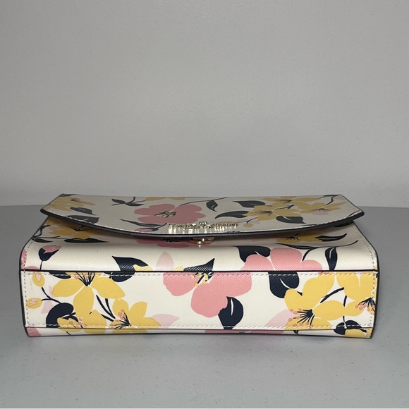 NWT Kate Spade NY Carson Cream/Multi Lily Blooms Crossbody - Picture 5 of 14